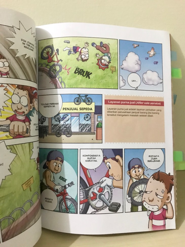 This is the book which my son is eager to put bookmarks on